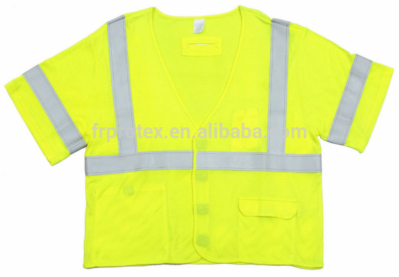 frのハイ可視ansiクラス3作業服半袖360度が目に見える安全ベスト-制服、作業服問屋・仕入れ・卸・卸売り