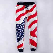 米国旗の販売2015新しい流行のジョガーのズボンの男性ジョギングパンツ白スウェットパンツ女性の春のズボンの男性-ズボン問屋・仕入れ・卸・卸売り