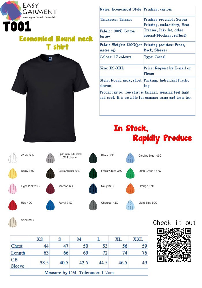 経済的なラウンドネックtシャツ/taliorメイドのロゴカスタムデザイン印刷oネックt- シャツ-Tシャツ問屋・仕入れ・卸・卸売り