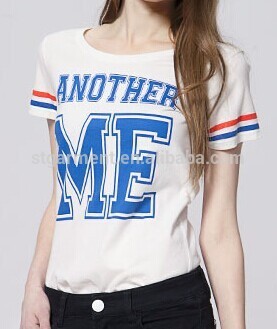 女性t- tシャツoネックレディースt- シャツカスタムtシャツの印刷-Tシャツ問屋・仕入れ・卸・卸売り