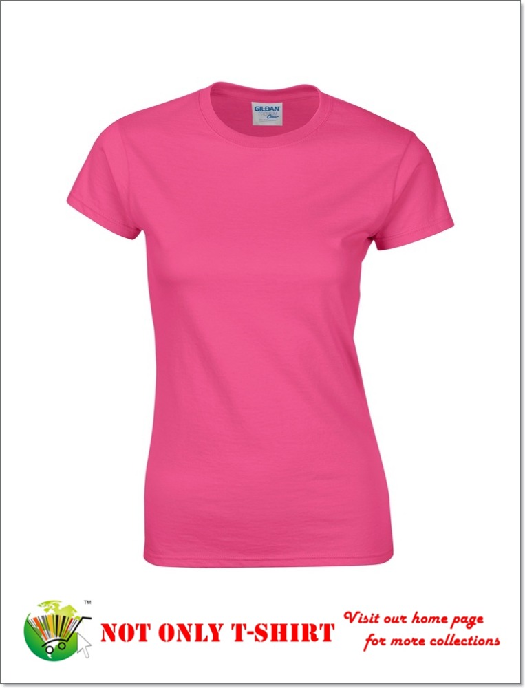 空白女性の女性カスタムロゴデザインメスヘリコニアラウンドネックt- シャツ-Tシャツ問屋・仕入れ・卸・卸売り