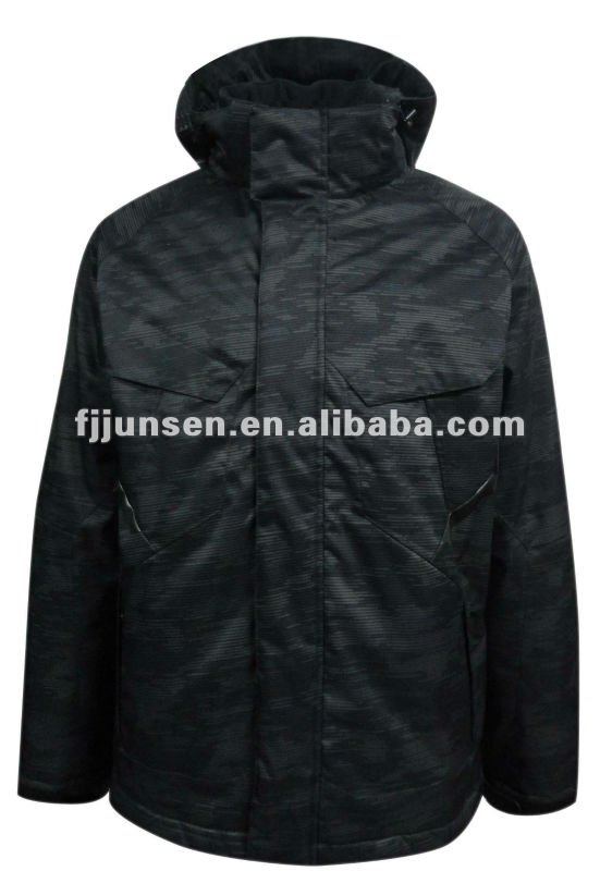 メンズ2013取り外し可能なフード付き冬のジャケット-その他アパレル問屋・仕入れ・卸・卸売り
