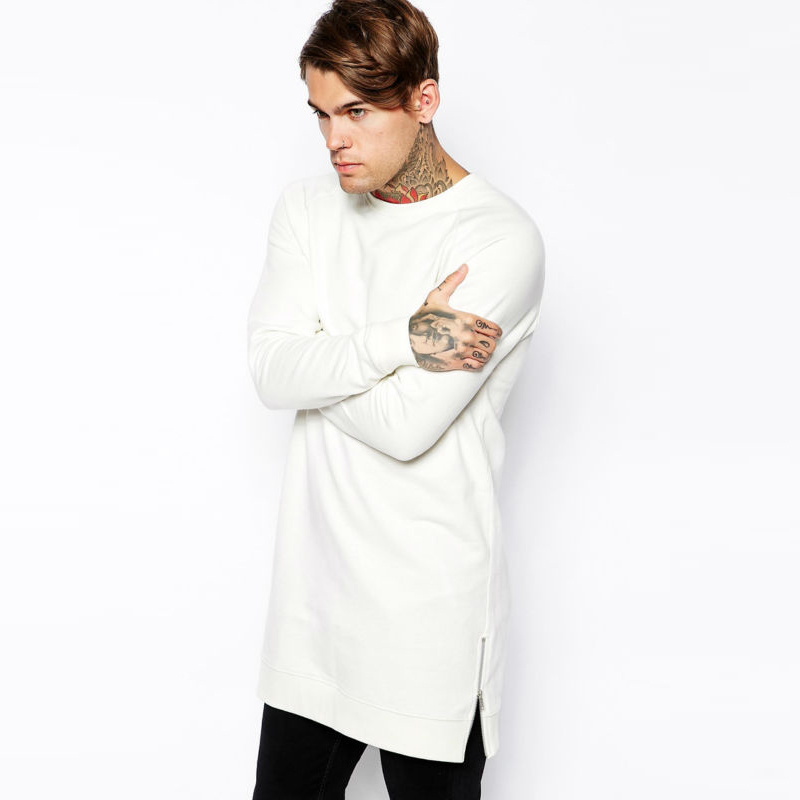 高品質平野白い背の高いtシャツオムtシャツ男性エクストラロングtシャツ-Tシャツ問屋・仕入れ・卸・卸売り