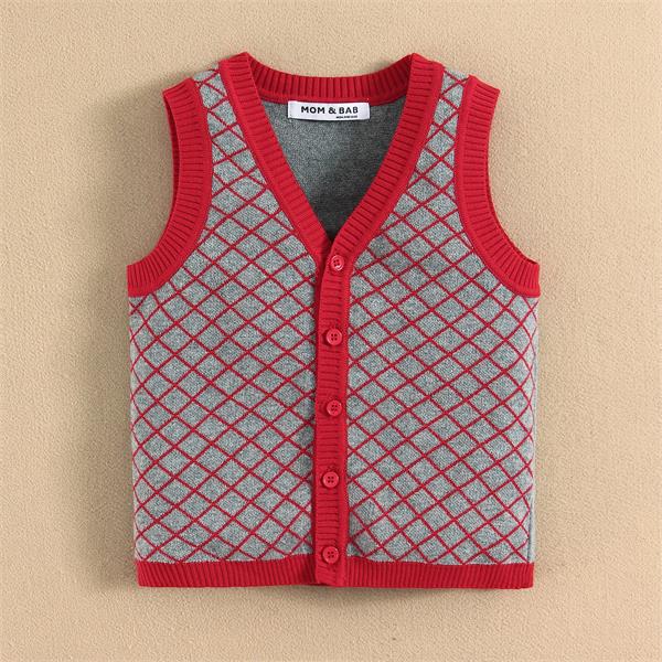 セーターのベストのための新生児の男の子の服工場から直接、 中国でのブランドの綿の子供たち-キッズ服　ベスト問屋・仕入れ・卸・卸売り
