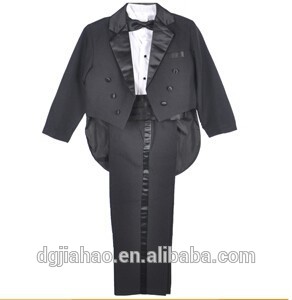 ファッション古典的なデザインジャカードスプライス3個フラワー・タキシード男の子のスーツ-スーツ、タキシード問屋・仕入れ・卸・卸売り