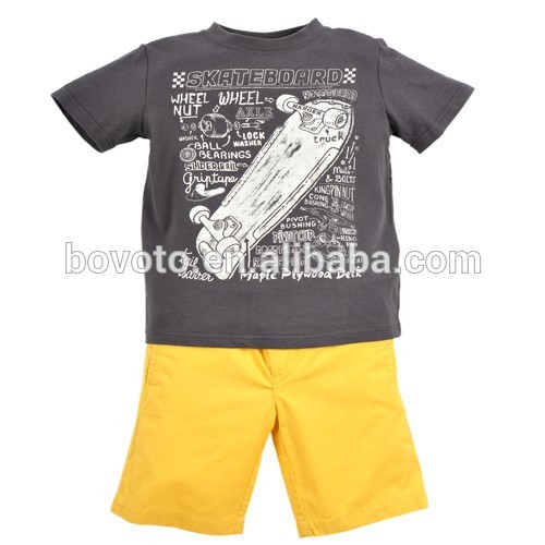 黄色のショートパンツ子供の卸売のための最新のデザインのパンツフリルパンツ-キッズ服　半ズボン問屋・仕入れ・卸・卸売り