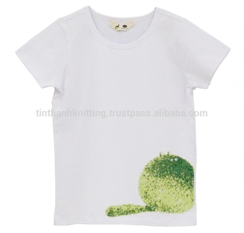 の子供ラウンドネックのtシャツをプリント- to-tb-02/15.02-キッズ服　シャツ、トップス問屋・仕入れ・卸・卸売り