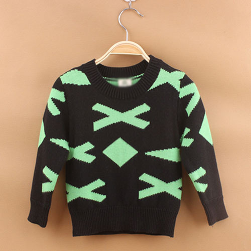 韓国スタイルtbx18026ソリッドカラーパターンを編んだ綿プリントファッション男の子セーター-キッズ服　セーター問屋・仕入れ・卸・卸売り