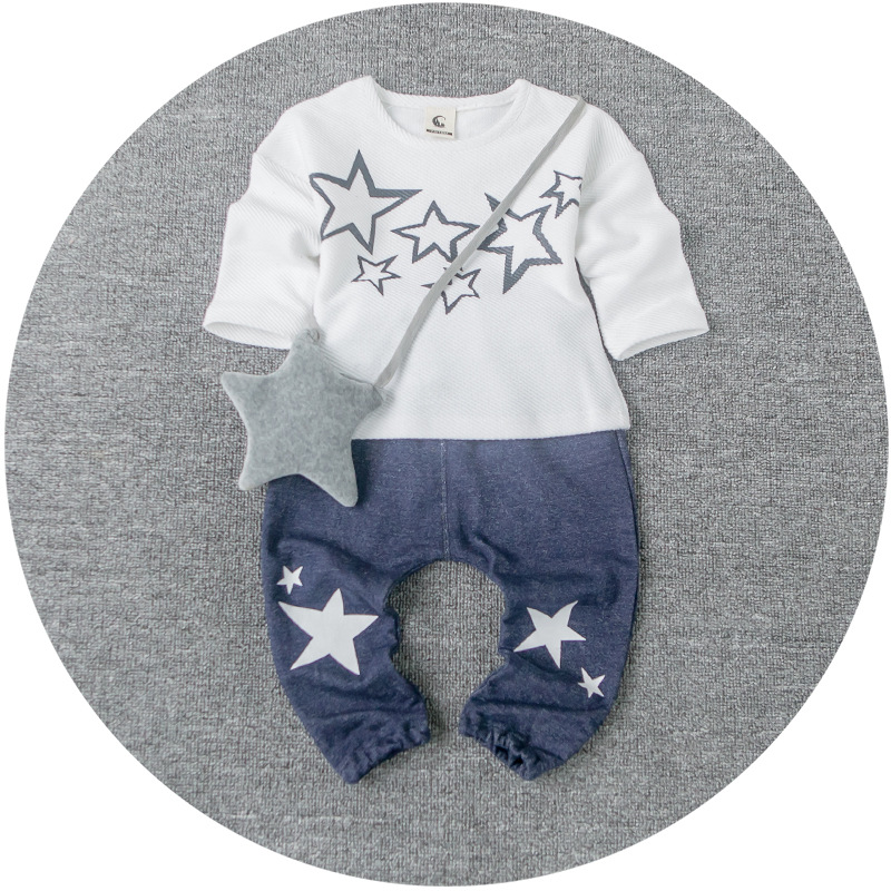YF7180韓国春2016新しいスタイル赤ちゃんツーピース幼児スーツ赤ちゃん服-キッズ服　シャツ、トップス問屋・仕入れ・卸・卸売り