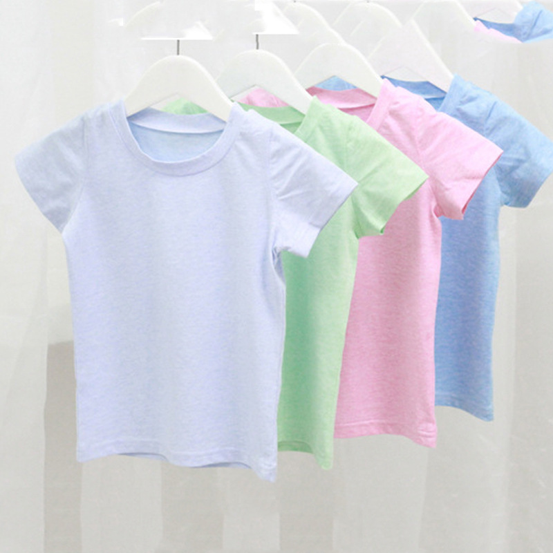 YE2005夏の綿ラウンド襟キャンディーカラー薄い子供tシャツ2016新しいスタイル-問屋・仕入れ・卸・卸売り