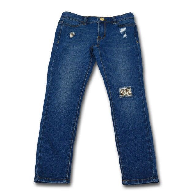 最新のデザイン破れた子供の女の子の綿100％ジーンズ卸売子供のジーンズ-キッズ服　ジーンズ問屋・仕入れ・卸・卸売り