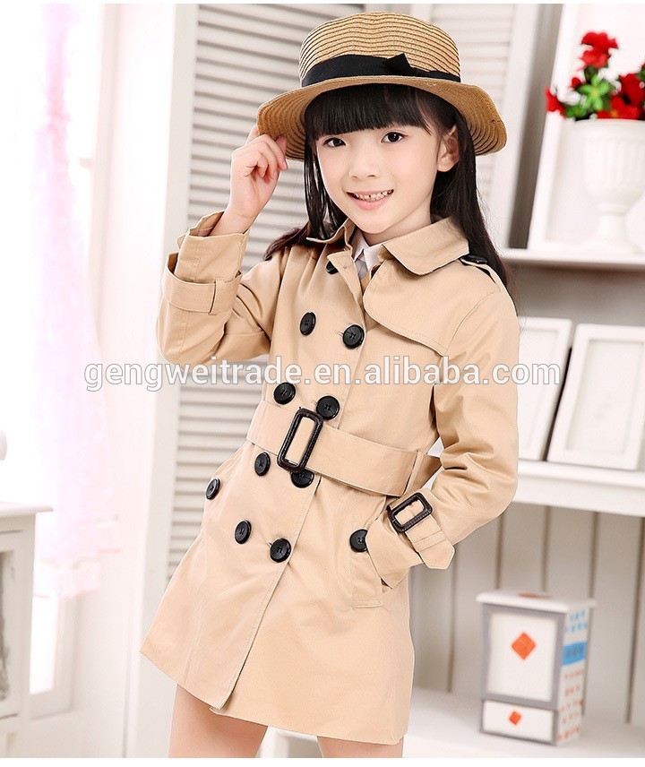 新しい韓国2015キッズコート秋ファッションの高質の子の女の子コート-キッズ服　コート問屋・仕入れ・卸・卸売り