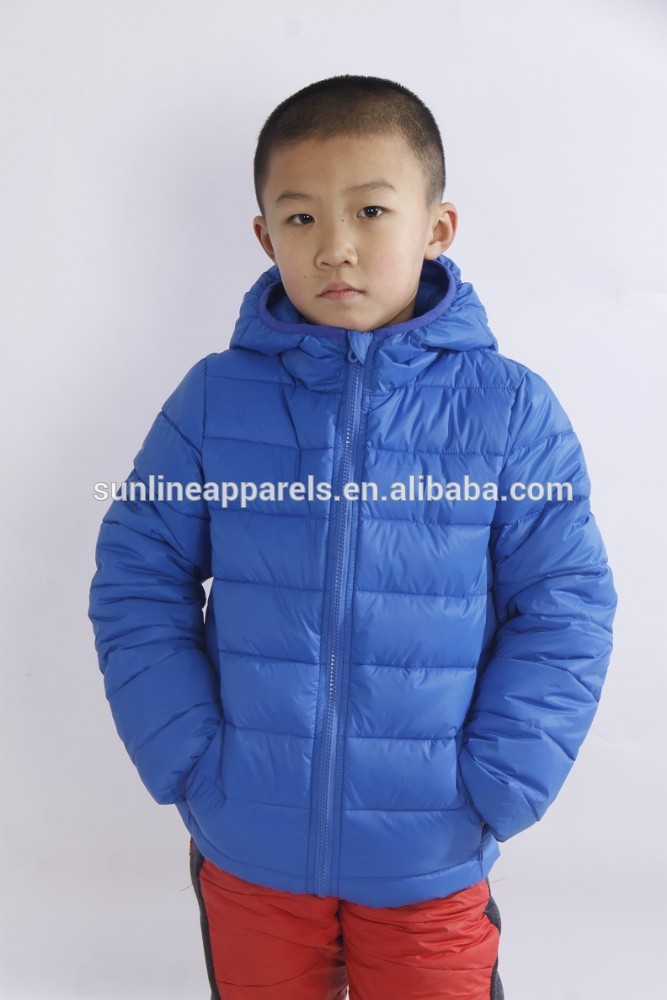 新しいデザイン2015子供用のパディングのための冬のジャケット男の子-キッズ服　ジャケット問屋・仕入れ・卸・卸売り