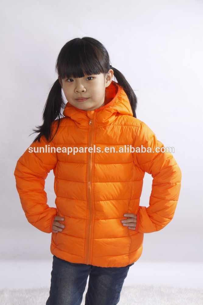 新しいデザインの子供2015パディングの冬ジャケット-ジュニア服（女）ジャケット、コート問屋・仕入れ・卸・卸売り