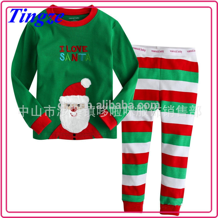 快適な綿の熱い販売の卸売おかしい子供tr-f155bクリスマスパジャマ-パジャマ問屋・仕入れ・卸・卸売り