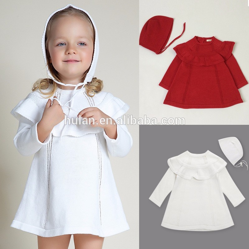 2016熱い販売スーパーソフト赤ちゃんファルバラセータードレスでキャップ-プラスサイズセーター問屋・仕入れ・卸・卸売り
