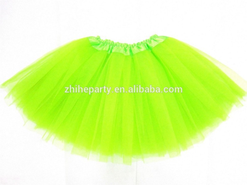 女の子緑の販売のためのチュチュスカート-プラスサイズドレス、スカート問屋・仕入れ・卸・卸売り