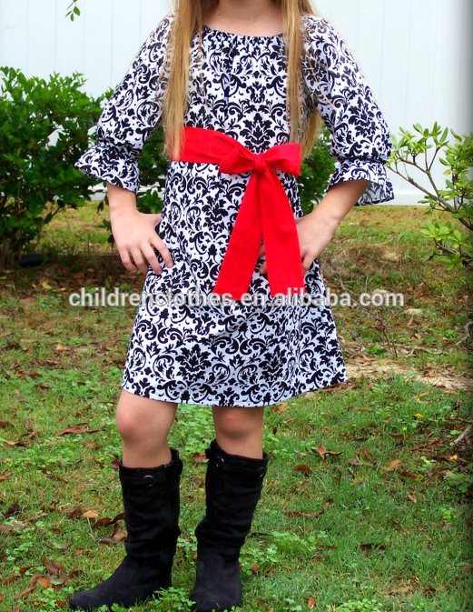 赤ちゃん服長袖ベルト緩い子供ファッションドレス子供ドレス素敵な女の子ドレス-プラスサイズドレス、スカート問屋・仕入れ・卸・卸売り