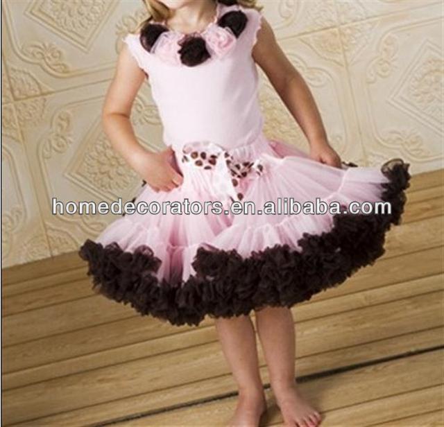 熱い販売の二重2014年カラードレス女の子のための-ジュニア服（女）スカート問屋・仕入れ・卸・卸売り