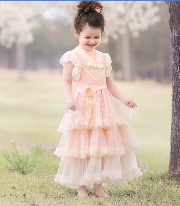 子供服! 卸売子供の服の女の子のドレスヴィンテージスタイル新しいドレスのマキシドレスキャップスリーブ-ジュニア服（女）ドレス問屋・仕入れ・卸・卸売り