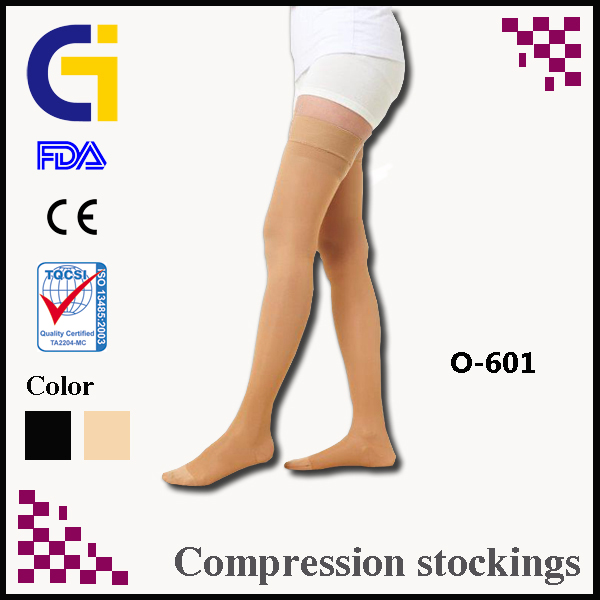 (クラス1) 瘤のための腿の高いクローズドつま先の圧迫ストッキング-ストッキング問屋・仕入れ・卸・卸売り
