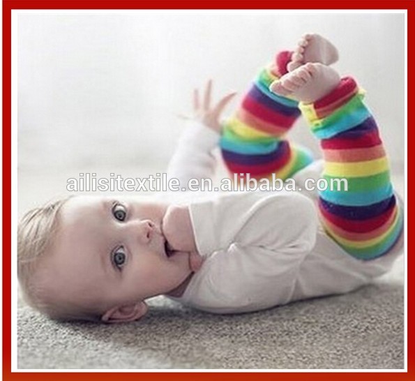 赤ちゃんの子の靴下幼児のレッグウォーマーカバー虹/新しいデザインのコットンベビーレッグウォーマー/cartonデザインのコットン赤ちゃんの足は暖かい-レッグウォーマ問屋・仕入れ・卸・卸売り