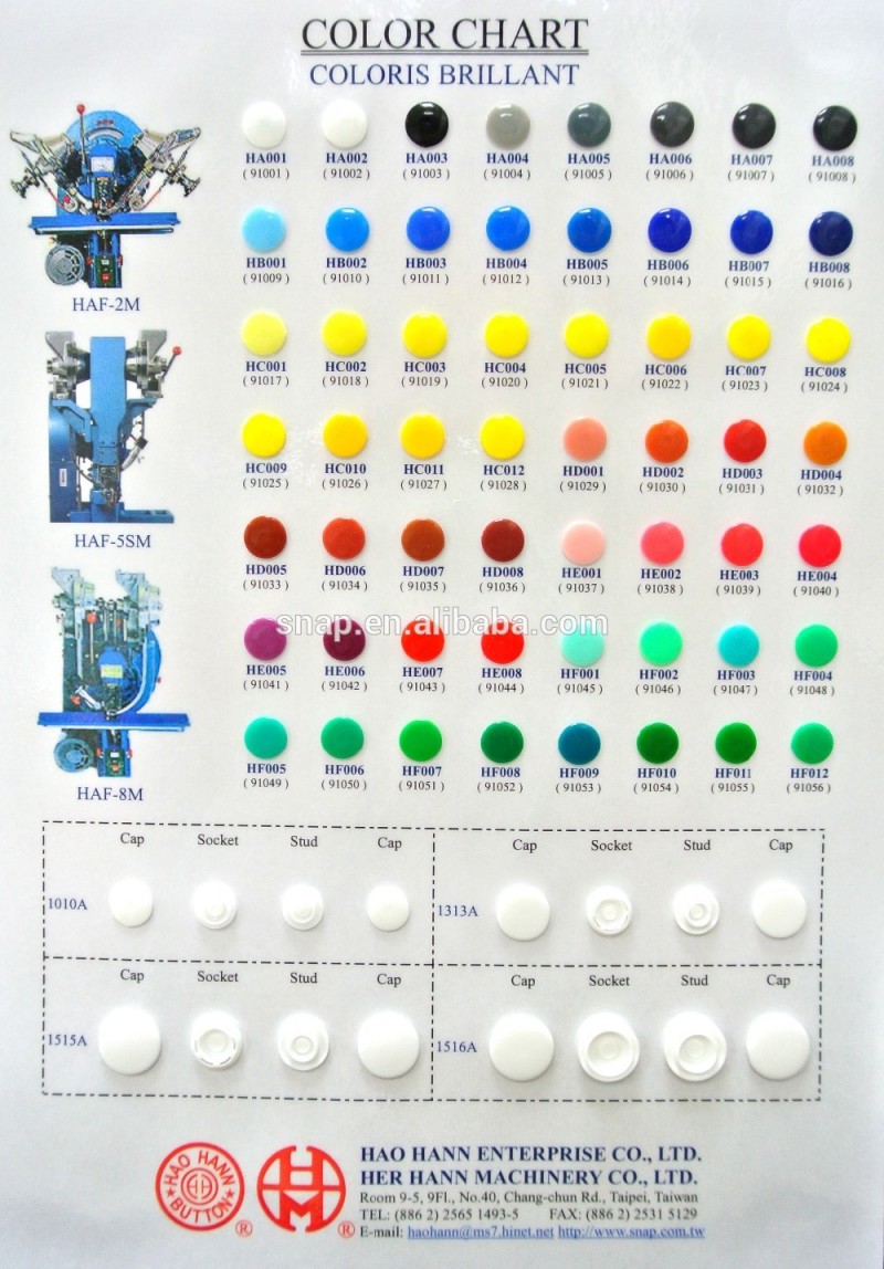 4四色部品pomプラスチックスナップファスナーボタン-ボタン問屋・仕入れ・卸・卸売り
