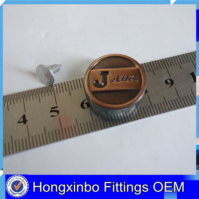 Hongxinbo工場カスタムファッション金属ボタン用ジーンズ衣服アクセサリー-ボタン問屋・仕入れ・卸・卸売り
