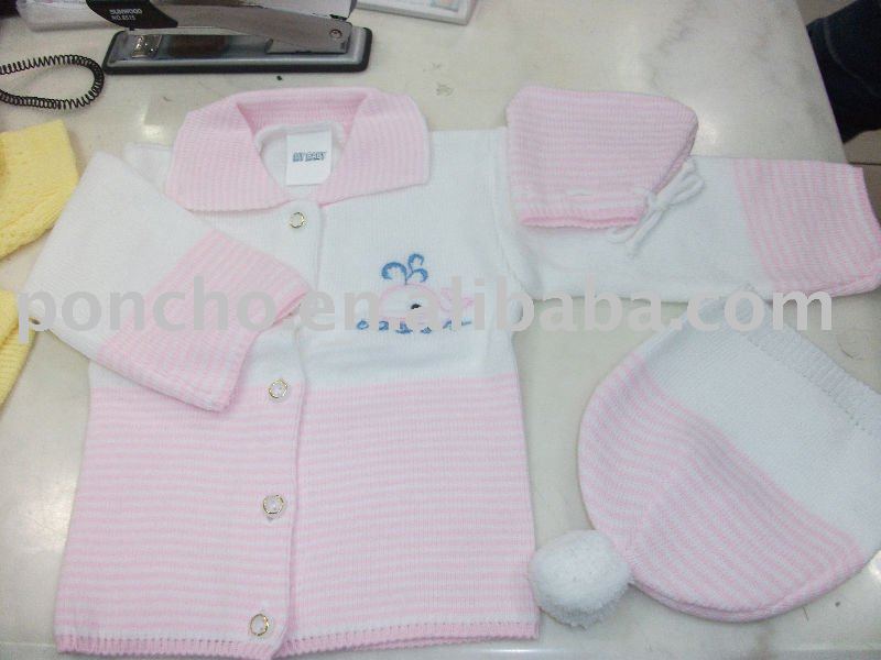 幼児ニットスーツ( 5ピースセット)-プラスサイズセーター問屋・仕入れ・卸・卸売り
