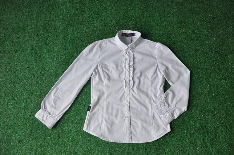 100%綿の女の子白スリム学校制服tシャツ-学生服問屋・仕入れ・卸・卸売り