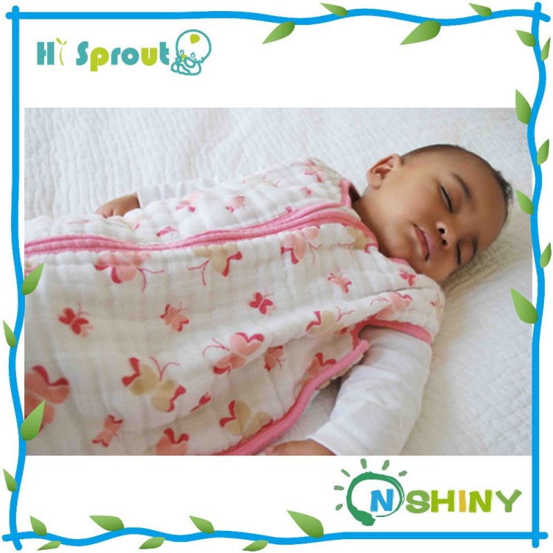 綿100％赤ちゃんモスリン赤ちゃんの睡眠の摩耗、 赤ちゃんの服-ベビー寝袋、シュラフ問屋・仕入れ・卸・卸売り