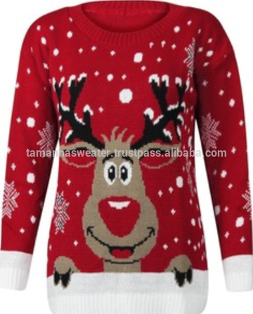 クリスマスのセーター: メンズ長袖ヘビーニットクリスマスプルオーバーセーター-セーター問屋・仕入れ・卸・卸売り