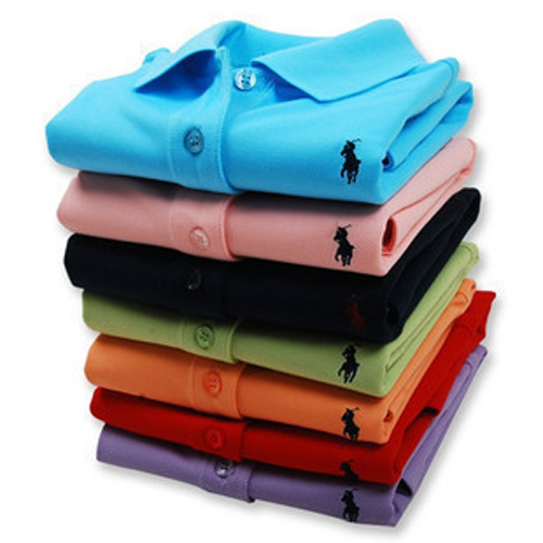 ベタパターン-- 小さなポニーポロシャツ-プラスサイズシャツ、ブラウス問屋・仕入れ・卸・卸売り
