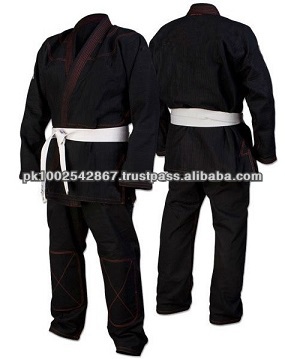 黒ブラジル柔術柔術王カスタム刺繍-武道、格闘技用ウェア問屋・仕入れ・卸・卸売り