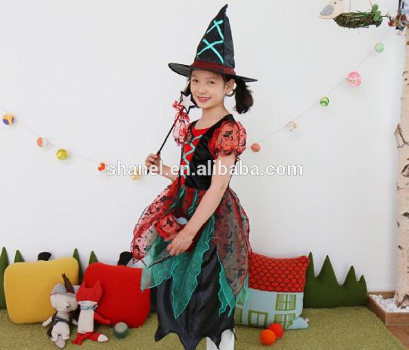 魔女コスチュームプリンセスコスチュームハロウィン子供のための衣装を実行する-その他コスチューム問屋・仕入れ・卸・卸売り