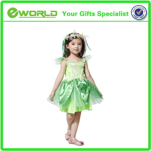 子供緑の周術期のパフォーマンスの衣装-セクシーコスチューム問屋・仕入れ・卸・卸売り