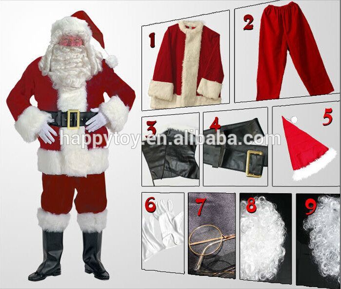 こんにちはce熱い販売クリスマス衣装、 クリスマスサンタクロースのスーツ、 クリスマスサンタクロース衣装-マスコット問屋・仕入れ・卸・卸売り