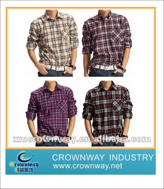 最新のデザイン2012熱い販売のメンズロングスリーブシャツ-紳士用シャツ問屋・仕入れ・卸・卸売り