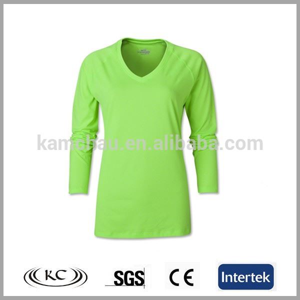 安い価格中国ホット販売女性ロングスリーブプリントグリーンtシャツ-Tシャツ問屋・仕入れ・卸・卸売り