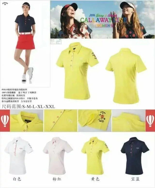 2016 calladikeゴルフポロシャツ割引用女性-プラスサイズTシャツ問屋・仕入れ・卸・卸売り