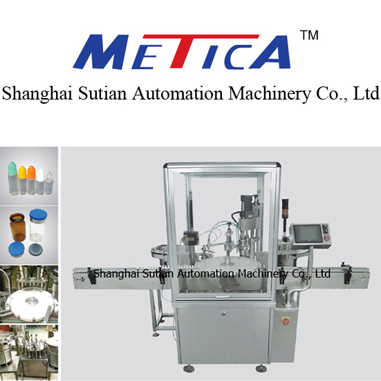 Mtfc- 1000オート小さな丸いボトルの液体プラグ充填で- 上海でマシンをキャッピング-分類機械問屋・仕入れ・卸・卸売り