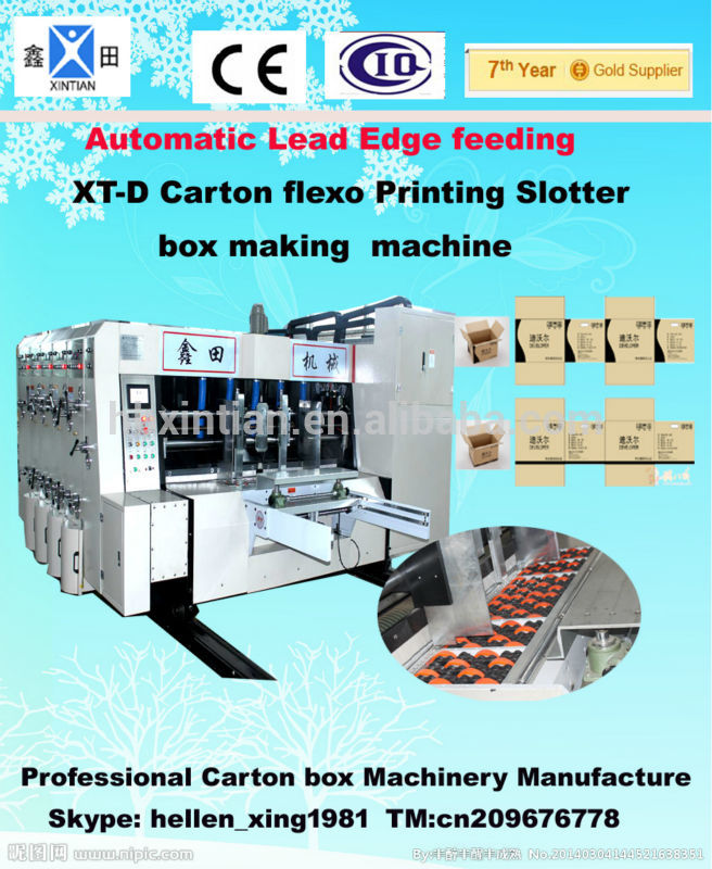 Xt-xシリーズ段ボールカッティングボックスを死ぬ印刷スロッティングボード製造機-多機能の包装機械問屋・仕入れ・卸・卸売り