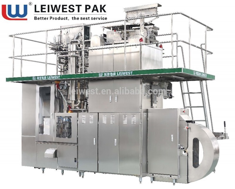 Leiwest朴全自動無菌カートン充填機用液体食品LWG-1-充填機問屋・仕入れ・卸・卸売り