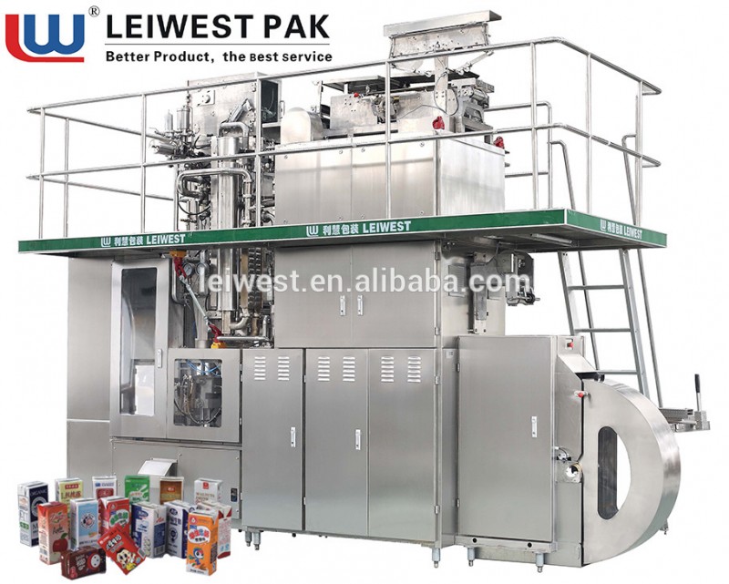 Leiwest朴全自動無菌レンガカートン充填機用液体食品LWG-1-問屋・仕入れ・卸・卸売り