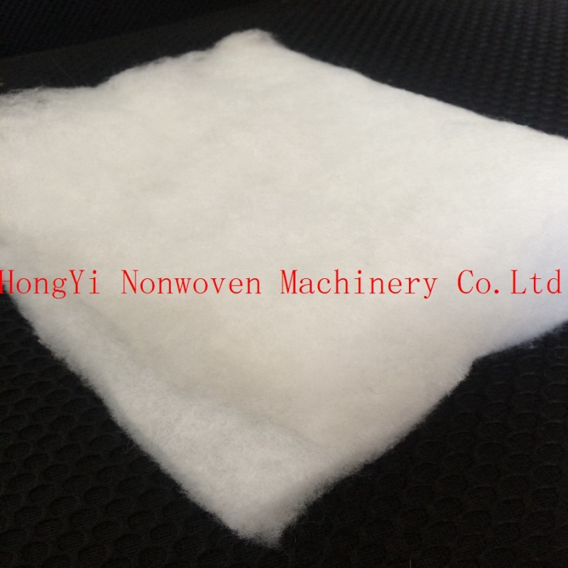 Hongyiは- iso9001高容量ソフトポリエステル詰め生産ライン用不織布-Nonwoven機械問屋・仕入れ・卸・卸売り