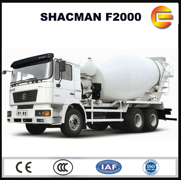 2015 shacman 8m3 6 × 4 d'long F2000concreteミキサー輸送トラック/コンクリートミキサー車-ミキサー車問屋・仕入れ・卸・卸売り