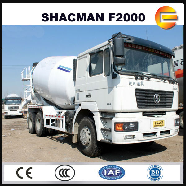 Shaanqi 8立方メートル6 × 4 D-LONG f2000拡張フラット290HPコンクリートセメントミキサートラックSX5251GJBJM334用販売9130*2550*3800メートル-コンクリートミキサー問屋・仕入れ・卸・卸売り