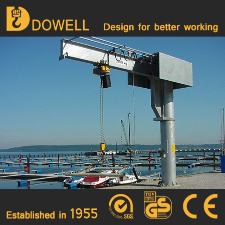 Dowellのブランド0.25-トン列取付け自立3トン列カンチレバージブクレーン-ジブクレーン問屋・仕入れ・卸・卸売り