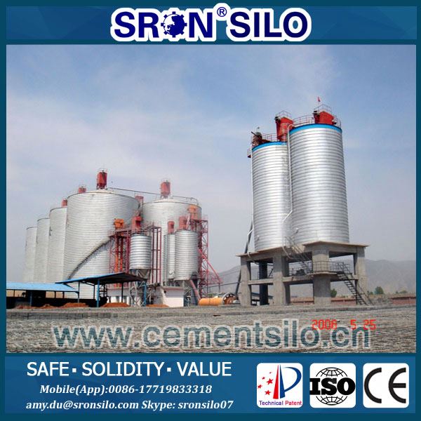 強化スティールバルクセメントサイロコスト、広く使用セメントサイロから中国大手メーカーsron-セメント製造機械問屋・仕入れ・卸・卸売り
