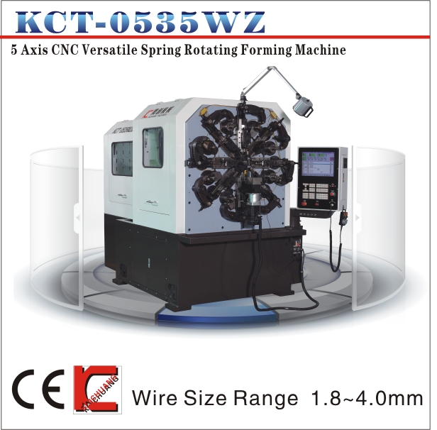 Kct-0535wz5軸回転ワイヤー付きスプリングマシン-他の金属及び冶金学の機械類問屋・仕入れ・卸・卸売り